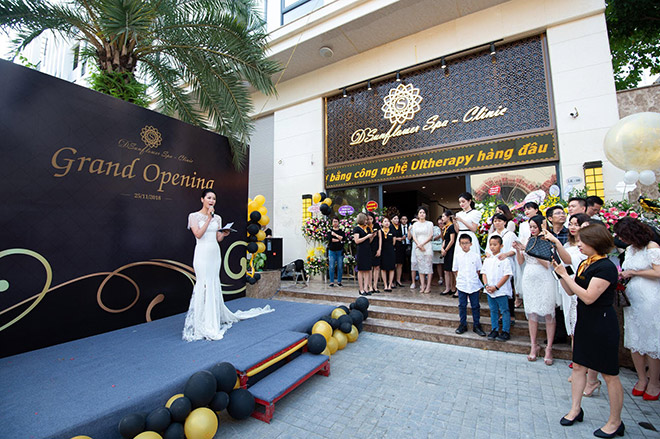 duong thuy linh, huyen my long lay mung sunflower spa – clinic ra mat cong nghe lam dep moi - 2
