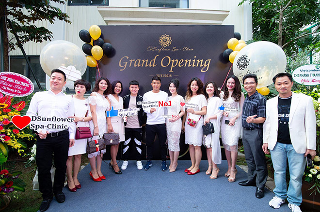 duong thuy linh, huyen my long lay mung sunflower spa – clinic ra mat cong nghe lam dep moi - 3