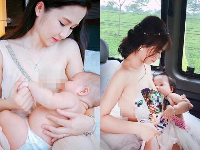 4 cô dâu Việt xinh đẹp ngực trần cho con bú, dân mạng thốt lên Đẹp bất phân thắng bại!