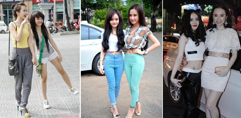 nhung cap doi "chi nga em nang" xinh nhu mong, tai nang hon nguoi cua showbiz viet - 11