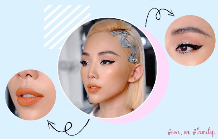 nhin “quynh bup be”, mai ngo dung mau son moi thay: da dung tone cam thi dung danh mat dam - 4