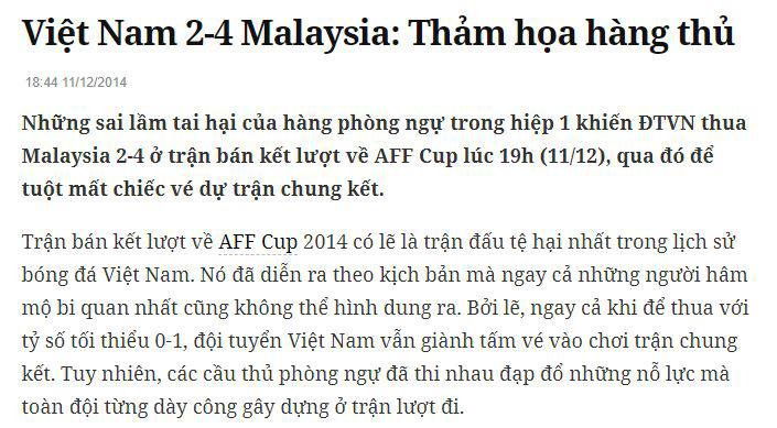 trung hop bat ngo: dung ngay nay 4 nam truoc dt viet nam gap dt malaysia tai my dinh - 1