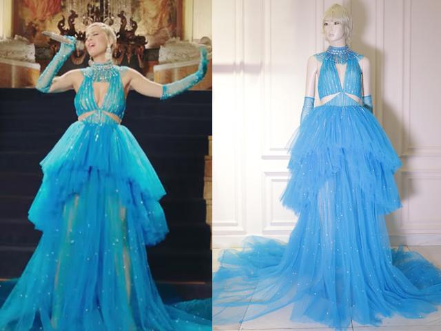Diện chiếc váy được làm đúng 1 ngày,  Katy Perry trở thành khách VIP của NTK Công Trí