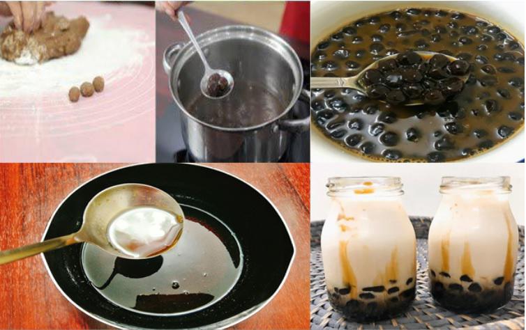 Cách làm trà sữa trân châu đường đen - 4