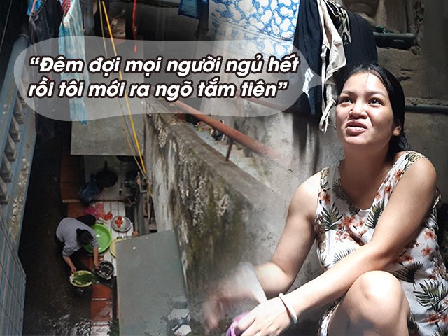 Mẹ bầu sống ở phố cổ: Đêm đến, đợi mọi người ngủ hết, cùng con gái ra ngõ tắm tiên