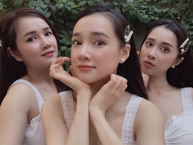 Sắc vóc ngày càng thăng hạng của 3 chị em Nhã Phương khiến ai cũng say lòng