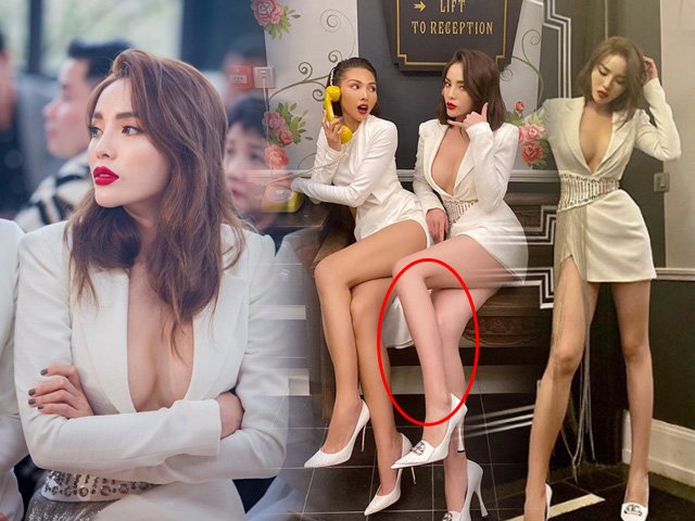 Lấy lại được vóc dáng thon thả, Kỳ Duyên vẫn không quên sửa ảnh đến biến dạng đôi chân