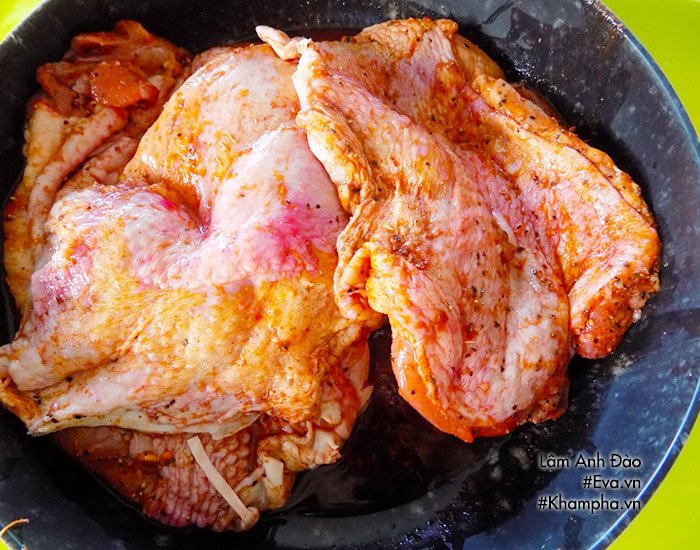 Mẹ Lam Bữa Sang Xoi Nghệ Thịt Ga Rim Cả Nha Thich Me