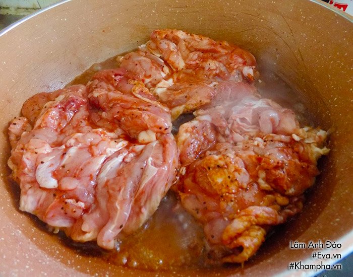 Mẹ Lam Bữa Sang Xoi Nghệ Thịt Ga Rim Cả Nha Thich Me