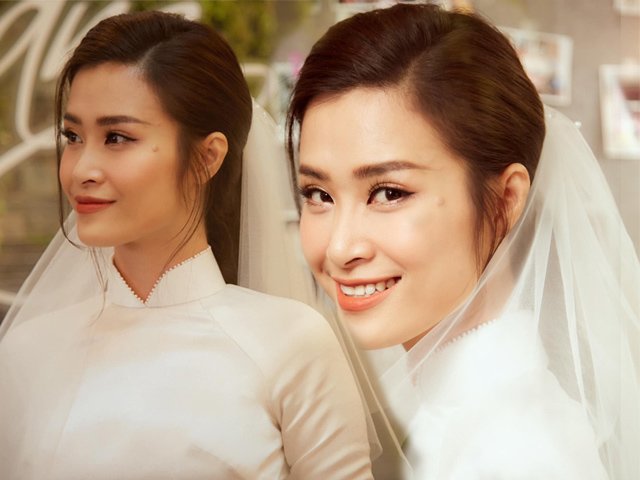 Đông Nhi trang điểm như không mà vẫn đẹp xuất sắc ngày làm vợ Ông Cao Thắng