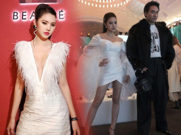 Đi sự kiện tại Thượng Hải, người đẹp “con nhà giàu” đem hẳn hai chiếc váy diện thay đổi
