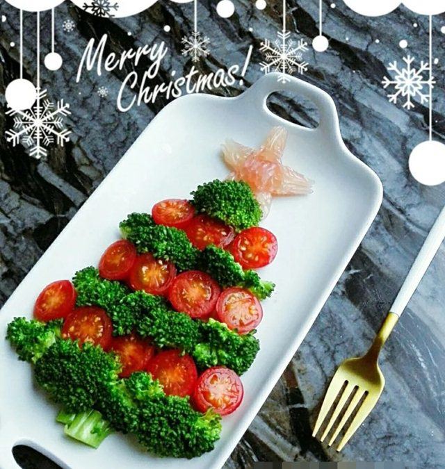 me kheo tay trang tri bua an phong cach noel cho con thich me, chong khen no mui - 11