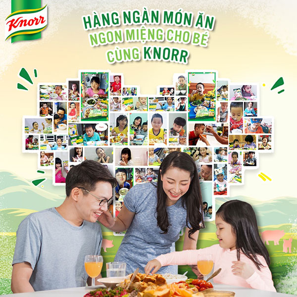 Knorr lan toả cảm hứng nuôi dưỡng gia đình qua những bữa ăn an tâm, an toàn cho sức khỏe
