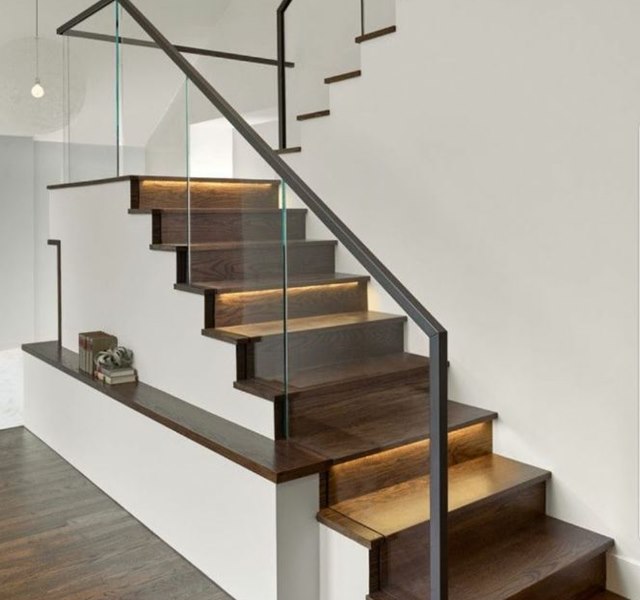 Mẫu cầu thang gỗ đẹp hiện đại, đơn giản làm nổi bật ngôi nhà - 21