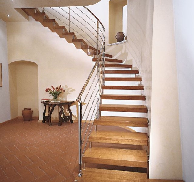 Mẫu cầu thang gỗ đẹp hiện đại, đơn giản làm nổi bật ngôi nhà - 27