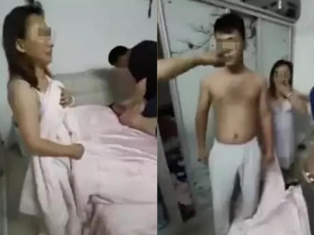 Chồng bắt quả tang vợ lên giường với trai trẻ, phản ứng của cậu con trai gây bão MXH