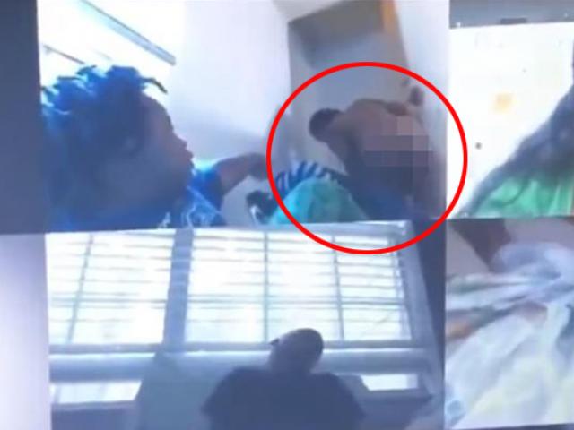 Con trai đang học trực tuyến thì người mẹ khỏa thân bước vào, cô giáo và bạn bè sốc nặng