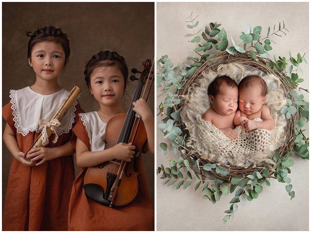 Gái xinh Sài Gòn đẻ 2 cặp song sinh đẹp như tranh vẽ, nhìn đến mẹ tiếc ngẩn người