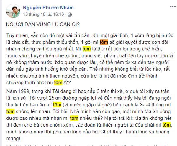 Lũ Lụt Ở Miền Trung: Không Phải Mỳ Tôm, Nên Ủng Hộ Dân Vùng Lũ Những Vật  Dụng Này