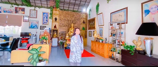 NSND Bạch Tuyết hưởng tuổi già trong biệt phủ riêng, cho phủ vàng lên tượng - 8