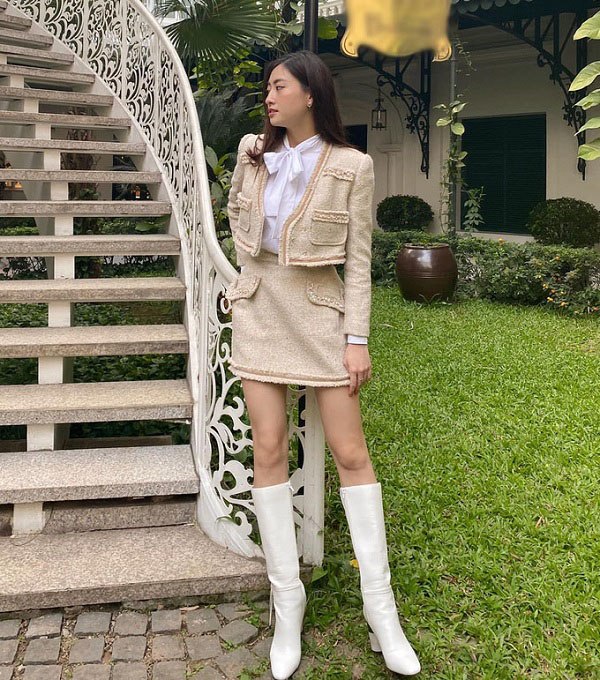 Ngày lạnh không biết mặc gì, học ngay sao Việt cách “lên đồ” nguyên cây vải tweed là chuẩn đẹp - 7