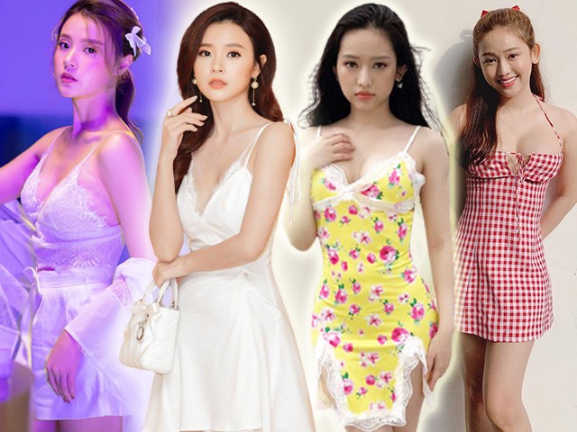 Chuộng style khoe ngực, Midu và tình địch hotgirl khác một trời một vực: người nhẹ nhàng, người bốc lửa