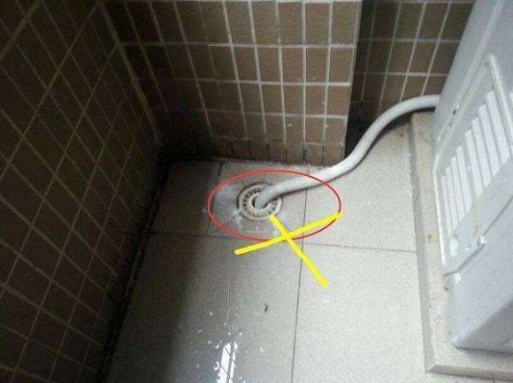 Tại sao đường ống thoát nước của máy giặt không thể luồn trực tiếp vào đường thoát sàn? - 3