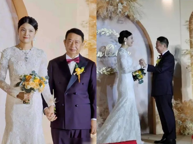 Chú rể 63 cưới cô dâu 38 xinh như hoa hậu, biết danh tính chú rể ai cũng choáng nặng