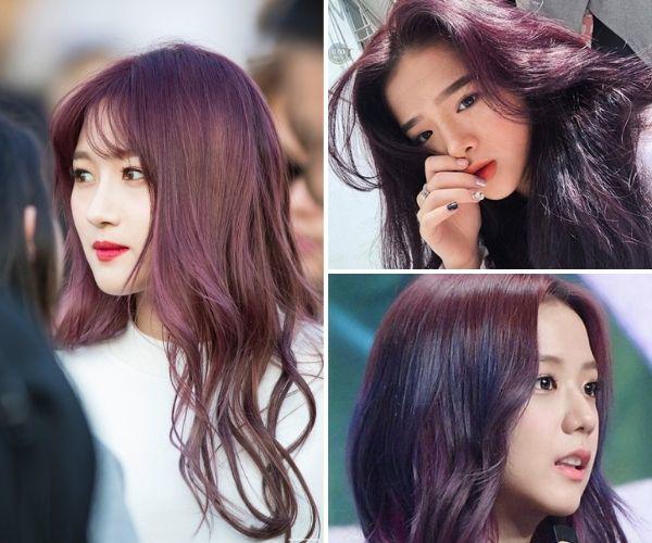 Nâu đỏ cherry phai ra màu gì? Có cần tẩy tóc không?