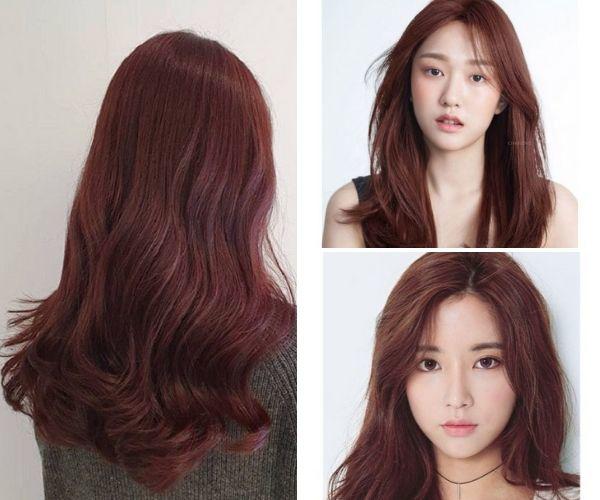 Với màu sắc tươi mới và rực rỡ, nhuộm tóc màu nâu đỏ cherry sẽ làm cho mái tóc của bạn trở nên đầy sức sống và cá tính. Hãy xem hình ảnh liên quan để cảm nhận sức hút của gam màu tươi mới này!