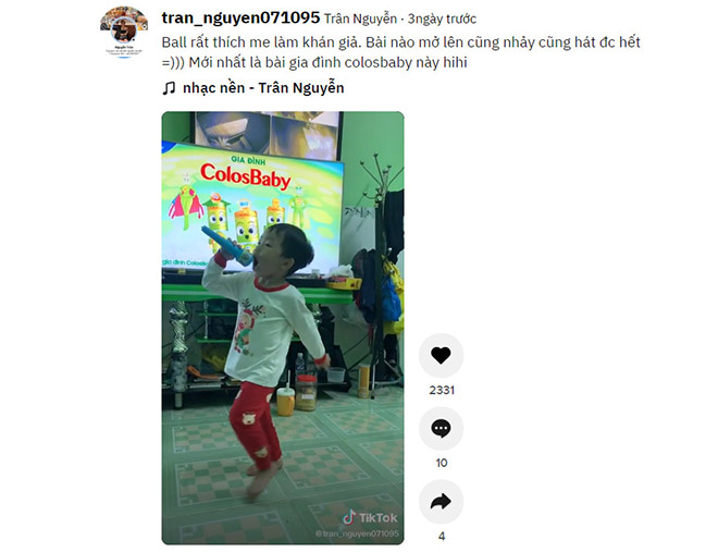 Trào lưu triệu view: Bé nhún nhảy vui nhộn trên nền nhạc Con Heo Đất remix - 1