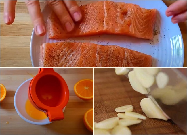 Cách làm cá hồi sốt cam thơm ngon bổ dưỡng - 3