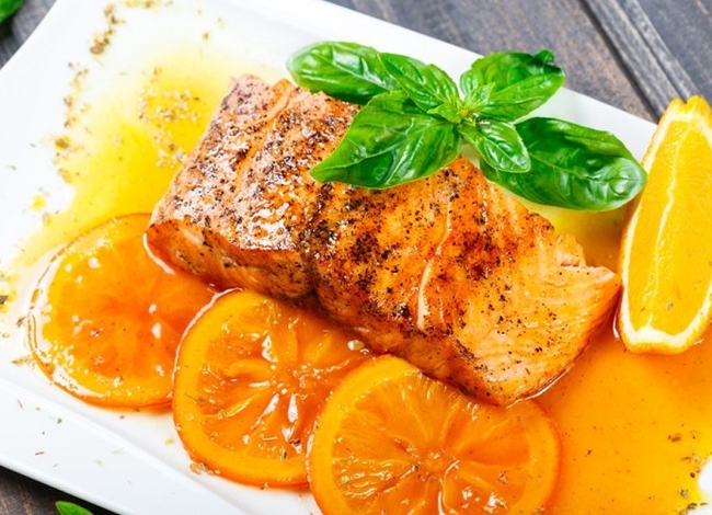 Cách làm cá hồi sốt cam thơm ngon bổ dưỡng - 12