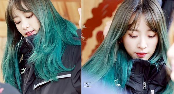 Tóc màu xanh rêu: top 15 kiểu màu tóc đẹp trẻ trung hot nhất hiện nay - 5