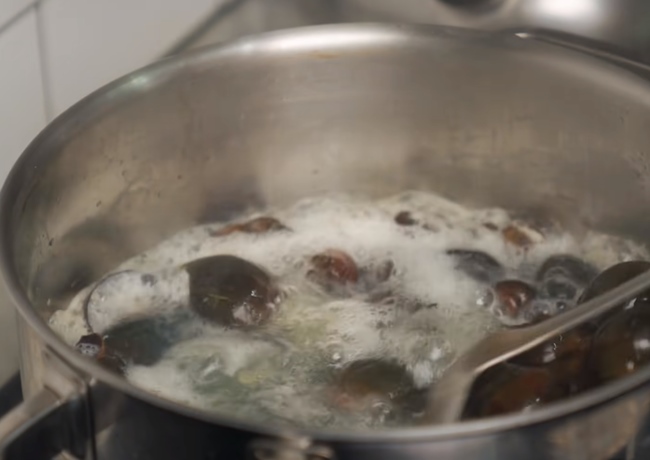 Cách làm ốc nấu chuối đậu ba chỉ ngon chuẩn bị miền Bắc - 2