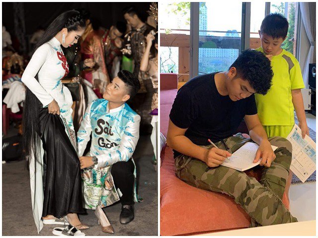 Chồng trẻ kém 7 tuổi cưng chiều Lê Phương, dạy con riêng của vợ học bài quá tình cảm