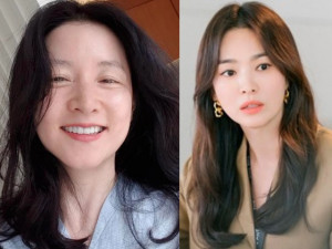50 tuổi, quốc bảo nhan sắc mặt mộc có thực sự đè bẹp Song Hye Kyo?