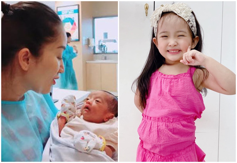 Được biết, cô nhóc có tên Anna Vương Diễm, chào đời thiếu 6 tuần so với dự sinh nên hơi nhỏ, chỉ nặng 2,2kg vào tháng 6/2018.Anna được các bác sĩ chăm sóc phòng đặc biệt dành cho trẻ sinh non ngay sau khi sinh.
