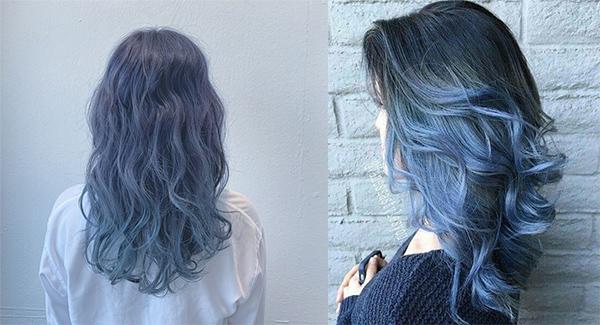 Những màu tóc xanh khói đẹp thời thượng cá tính nhất hiện nay - 3