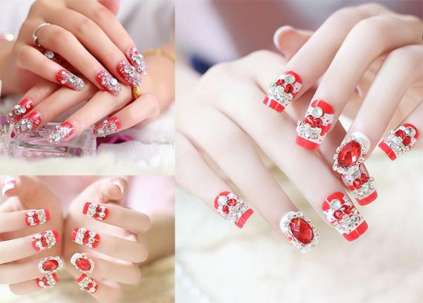 Tổng hợp những mẫu nail đẹp đính đá dành cho các quý cô  IVY moda