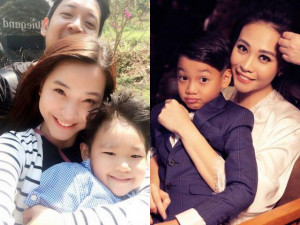 5 bà mẹ kế nổi tiếng được lòng con chồng của showbiz Việt