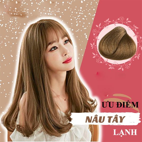Những mẫu màu tóc nâu tây đẹp cho bạn nữ 2022  TRƯỜNG THPT TRẦN HƯNG ĐẠO