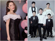 Làm mẹ - Con trai Hoa hậu Việt 14 tuổi cao 1m84, tương lai chạm mốc 2m không xa?