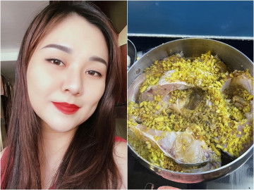 Vợ NSND Tự Long khoe món hao cơm muốn ăn 5 bát