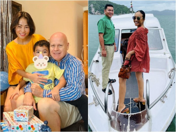 Đưa con sang Singapore với chồng Tây, Hoàng Oanh làm mẹ đơn thân, Thu Minh, Đoan Trang sang chảnh