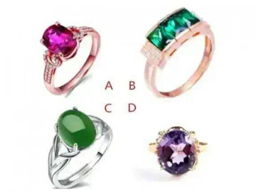 Trắc nghiệm tâm lý: Bạn nghĩ chiếc nhẫn nào là đắt nhất?