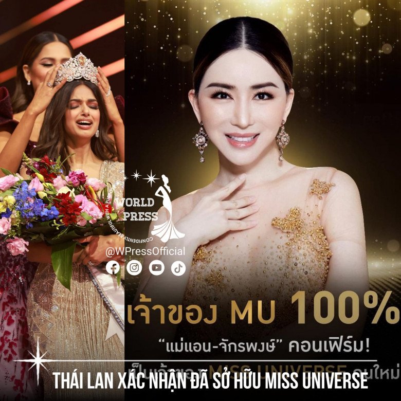 Nữ tỷ phú đẹp nhất Thái Lan mua đứt Miss Universe, có 2 con xinh ...