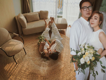 Sở hữu tổ ấm vạn người mê, cặp đôi MC nổi tiếng VTV chụp luôn ảnh cưới tại nhà