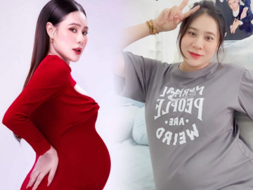 Hồ Bích Trâm rạn nứt vòng một vì chửa ngực, bầu 7 tháng tăng 16kg
