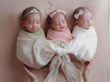 Hành trình mang thai 3 và chuyến đi đẻ giữa đêm của mẹ Nam Định: Chỉ 3 phút 3 công chúa đáng yêu đã chào đời